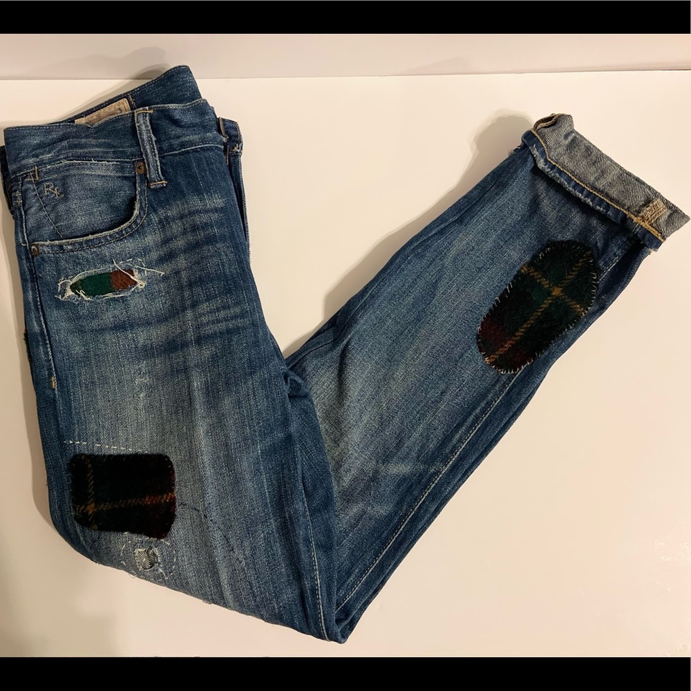 Ralph Lauren Fleece Patchwork Jeans